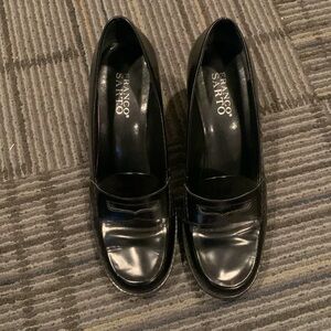 Black loafers